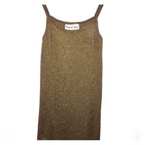 Vintage Metalic Tank Top. 90s.